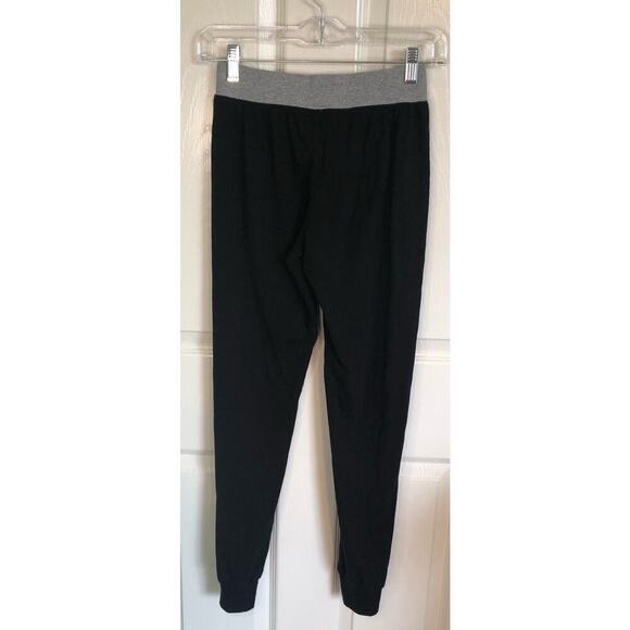 Lascana for Venus Women's Small Gray & Black Cotton Pants w/ Side Netting Detail - Picture 7 of 7